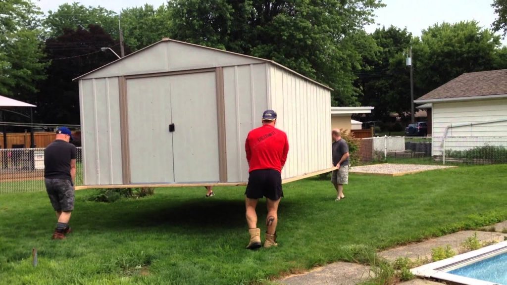 how to move a shed