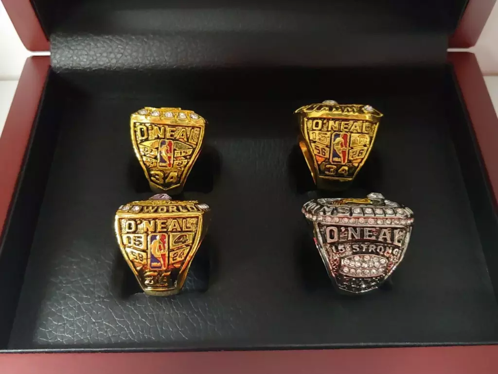 shaq championship rings