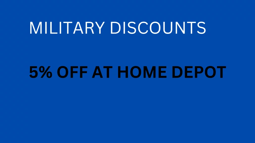 Does Home Depot offer 5% off? Exploring Home Depot's discounts