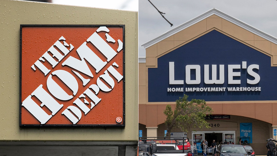 Home Depot and Lowe's