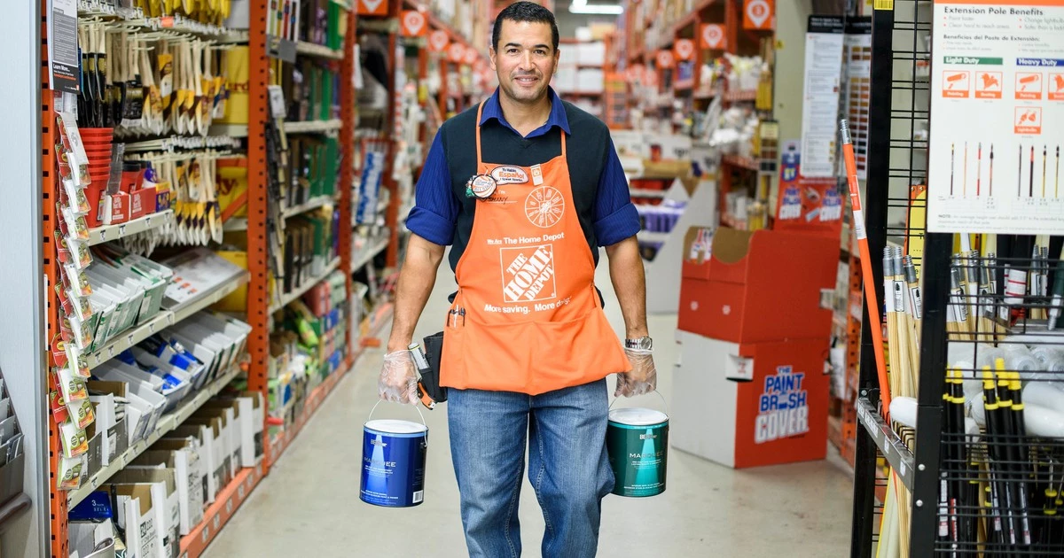 What benefits does Home Depot offer full time employees?