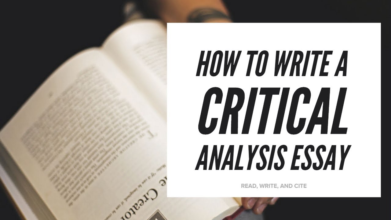 sample of critical analysis essay