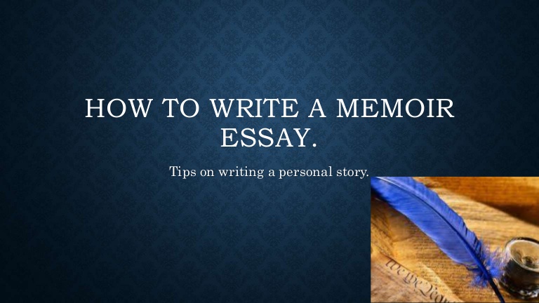 examples of a memoir essay
